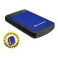 Transcend StoreJet 25H3B 2 TB externe HDD-Festplatte blau, schwarz