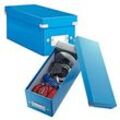 LEITZ CD-/DVD-Box Click & Store blau, 1 St.