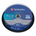 10 verbatim Blu-ray BD-R 50 GB Double Layer