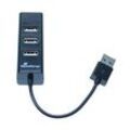 MediaRange USB-Hub 4-fach schwarz