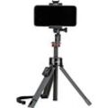 JOBY GripTight™ PRO TelePod™ Tripod 1/4 Zoll Arbeitshöhe=20.8 - 63.5 cm Schwarz Für Smartphones und GoPro, inkl. Smartphonehalter