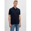 Poloshirt BOSS ORANGE "Prime" Gr. M, blau (404_schwarz_blau) Herren Shirts mit Polokragen