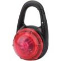 LED-Hundelicht-Anhänger mit LED-Warnclip, blinkender Sicherheits-Hundeanhänger, Camping, Wandern, Spazierengehen (rot)