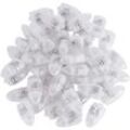 50PCS Weiße LED-Blitz Lampe Ball Ballon Licht Lange Standby-Zeit Für Lampion Ballon Licht Party Hochzeit Decor