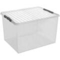 Aufbewahrungsbox Q-Line 150L transparent 80 x 50 x 48,4 cm Aufbewahrungsbox - Sunware