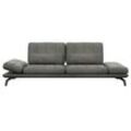 3-Sitzer FLEXLUX "Tropea Funktionssofa, Designsofa, Relaxfunktion, TV-Couch", grün (olive grün), B:252cm H:90cm T:145cm, Sofas, mit Armteilverstellung sowie Sitztiefenverstellung, Breite 252 cm