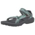 Sandale TEVA "Winsted Sandal W's" Gr. 36, blau (grau, mint), Textil, Schuhe, mit Klettverschluss