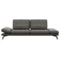 3-Sitzer FLEXLUX "Tropea Funktionssofa, Designsofa, Relaxfunktion, TV-Couch", grau (warm mineral grau), B:252cm H:90cm T:145cm, Sofas, mit Armteilverstellung sowie Sitztiefenverstellung, Breite 252 cm