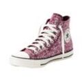 Sneaker CONVERSE "CHUCK TAYLOR ALL STAR GLITTER" Gr. 36, orchid abyss, egret, schwarz Schuhe