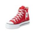 Sneaker CONVERSE "CHUCK TAYLOR ALL STAR LIFT PLATFORM" Gr. 36, red/white/black Schuhe