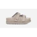 UGG® Goldenstar Hi Slide für Damen | UGG® EU in Grey, Größe 39, Veloursleder