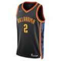 Shai Gilgeous-Alexander Oklahoma City Thunder 2024/25 City Edition Nike Dri-FIT NBA Swingman Trikot (Herren) - Schwarz