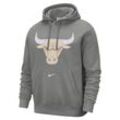 Chicago Bulls Club City Edition Nike NBA-Fleece-Hoodie (Herren) - Grau