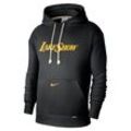 Los Angeles Lakers Standard Issue City Edition Nike Dri-FIT NBA Courtside Hoodie (Herren) - Schwarz