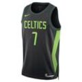 Jaylen Brown Boston Celtics 2024/25 City Edition Nike Dri-FIT NBA Swingman Trikot (Herren) - Schwarz