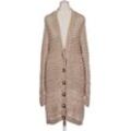 Oui Damen Strickjacke, beige, Gr. 36