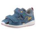 Sandale SUPERFIT "BOOMERANG WMS: mittel" Gr. 24, blau Kinder Schuhe Sommerschuh, Klettschuh, Outdoorschuh, mit Baggerprint