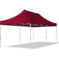 TOOLPORT 3x6m Aluminium Faltpavillon, ohne Seitenteile, rot - (600228)