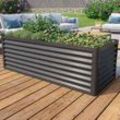 PRIMEYARD Eco 180 x 75 x 60 cm Hochbeet, Stahl, anthrazit - (GFPV00813)