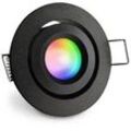 Einbaustrahler Mini schwenkbar Matera 3W IP44 durchverbindbar - Lichtfarbe: RGB+...