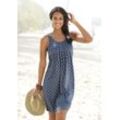 BEACHTIME Strandkleid mehrfarbig Gr. 34 für Damen. Mit Rundhals. Figurumspielend