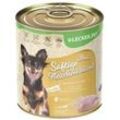 6 x 400 g Lecker.Pet® Josie's Saftige Fleischmahlzeit Sensitiv mit Pute & Reis Hundefutter Nassfutter