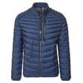 Langjacke CASAMODA "CASAMODA Jacke uni" Gr. L, blau (sattes mittelblau), Herren, 100% Polyamid, Jacken