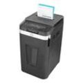 HP Pro Shredder Auto 400CC Aktenvernichter mit Partikelschnitt P-4, 4 x 12 mm, bis 400 Blatt, schwarz