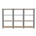 Simonrack Regal OFFICLICK 8425437127526 grau, braun 240,0 x 30,0 x 150,0 cm