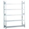 SCHULTE Weitspannregal WS 2000 15710 silber 150,0 x 40,0 x 300,0 cm