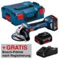 AKTION: BOSCH Professional GWS 18V-7 Akku-Winkelschleifer-Set 18,0 V, mit 2 Akkus mit Prämie nach Registrierung