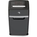 HP Pro Shredder 24CC Aktenvernichter mit Partikelschnitt P-4, 4 x 35 mm, bis 24 Blatt, schwarz