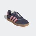 Sneaker ADIDAS SPORTSWEAR "BREAKNET SLEEK" Gr. 37, blau (shadow navy, pink spark, sanftes weiß), Leder, Synthetik, Schuhe