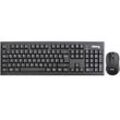 Viking Drahtlose Tastatur und Maus HKM8117 Schwarz QWERTZ