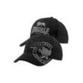 Baseball Cap LONSDALE, schwarz, Herren, Obermaterial: 100% Baumwolle, unifarben, Caps