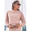 LASCANA Sweatshirt pink Gr. 32/34 für Damen. Bequem. Nachhaltig.