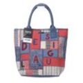 Desigual Damen Handtasche, blau, Gr.