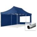 TOOLPORT 3x6m Aluminium Faltpavillon, inkl. 2 Seitenteile, dunkelblau - (600232)