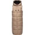 Marikoo Steppweste Damen, taupe