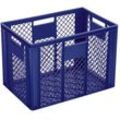 Udo Bär 1658555 Stapelbehälter Basic lebensmittelgeeignet (L x B x H) 600 x 400 x 410 mm Blau 1 St.