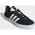 Sneaker ADIDAS SPORTSWEAR "VL COURT 3.0" Gr. 38,5, schwarz-weiß (cblack/ftwwht/cblack) Schuhe inspiriert vom Design des adidas samba