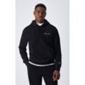 Kapuzensweatshirt CHAMPION "Hooded Sweatshirt" Gr. XL (56/58), schwarz (nbk) Herren Sweatshirts