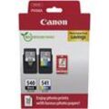 Canon PG-540 + CL 541 photo value pack - Schwarz + 3 Farben - Druckerpatrone - Multipack