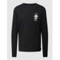 Longsleeve mit Rundhalsausschnitt Modell 'SEARCH ICON'