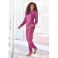 VIVANCE DREAMS Pyjama mehrfarbig Gr. 32/34 für Damen. Mit mit garngefärbten Streifen. Basic. Nachhaltig.