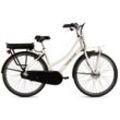 E-Citybike Damen Carry on 28'' E-Bike weiß 250 Watt Li-Ion 36V/13 Ah 3 Gänge