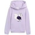 TOM TAILOR Mädchen Hoodie mit Artwork, lila, Uni, Gr. 104/110