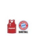 FC Bayern Basketball Magnet Logo & Trikot 2er-Set - Rot/Weiß