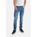 Slim-fit-Jeans BLEND "Jet Multiflex" Gr. 36, Länge 34, blau (mid, blau) Herren, Jeans