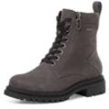 Schnürboots TAMARIS Gr. 36, grau (dunkelgrau) Damen Schuhe Blockabsatz, Outdoorschuh, Schnürstiefelette, GORE-TEX-Ausstattung